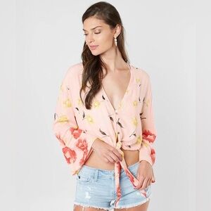 BILLABONG Desert Sunrise Floral Blouse |Size Large